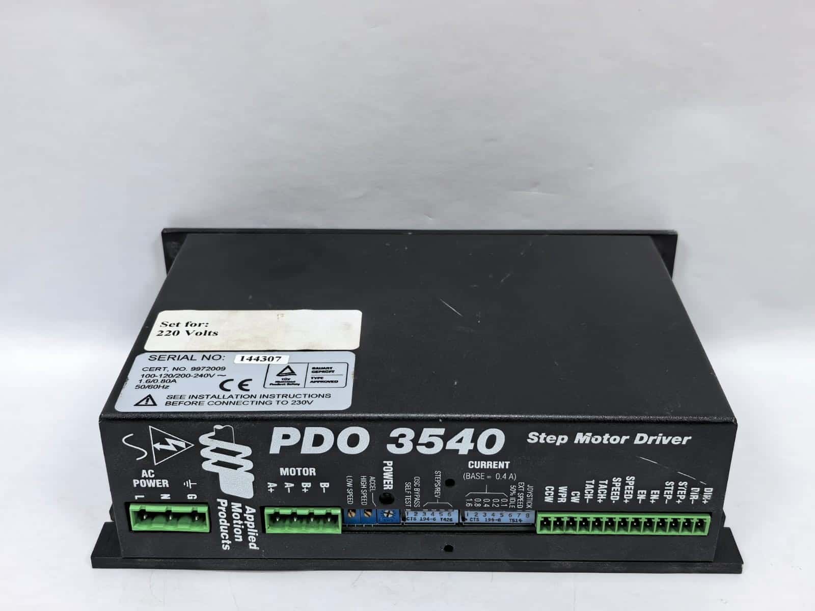 Applied Motion PDO 3540 APPLIED MOTION PDO 3540 STEP MOTOR DRIVER 1