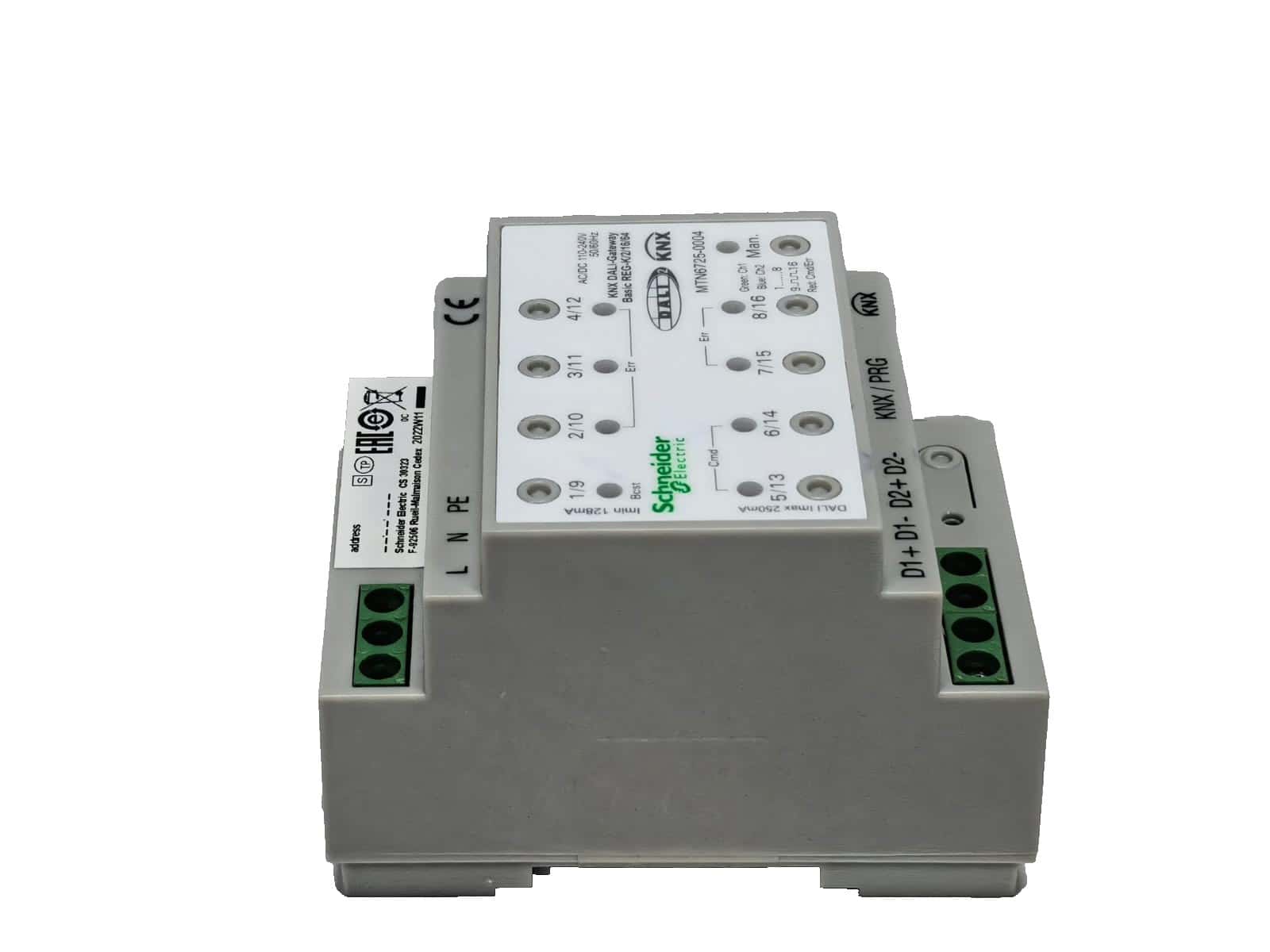 Schneider Electric MTN6725-0004 SCHNEIDER ELECTRIC MTN6725-0004 KNX DALI-GATEWAY BASIC REG-K/2/16/64 6
