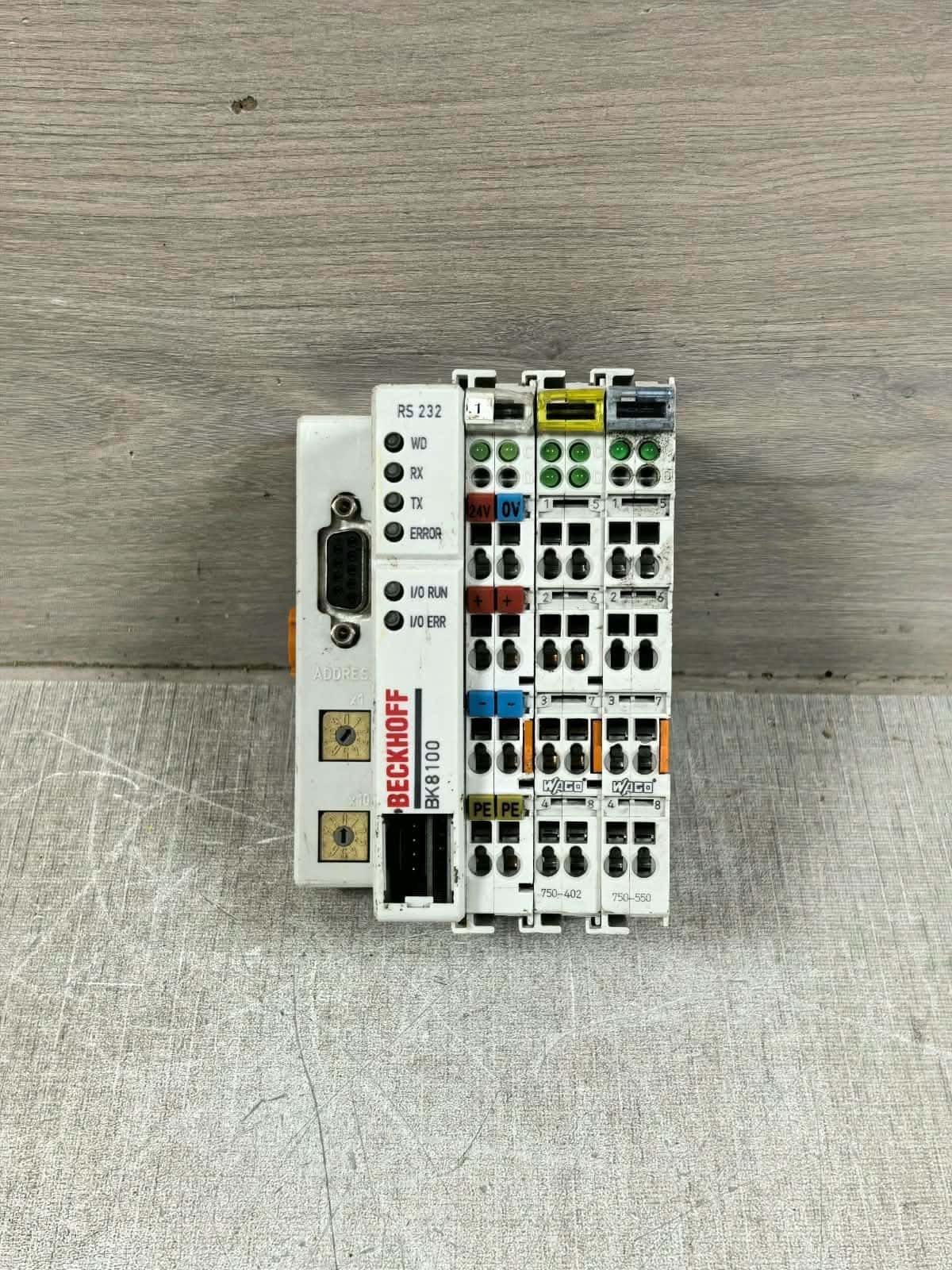 Beckhoff 750-550/750-402 BECKHOFF BK8100 750-550/750-402 RS232 COUPLER 24VDC 1