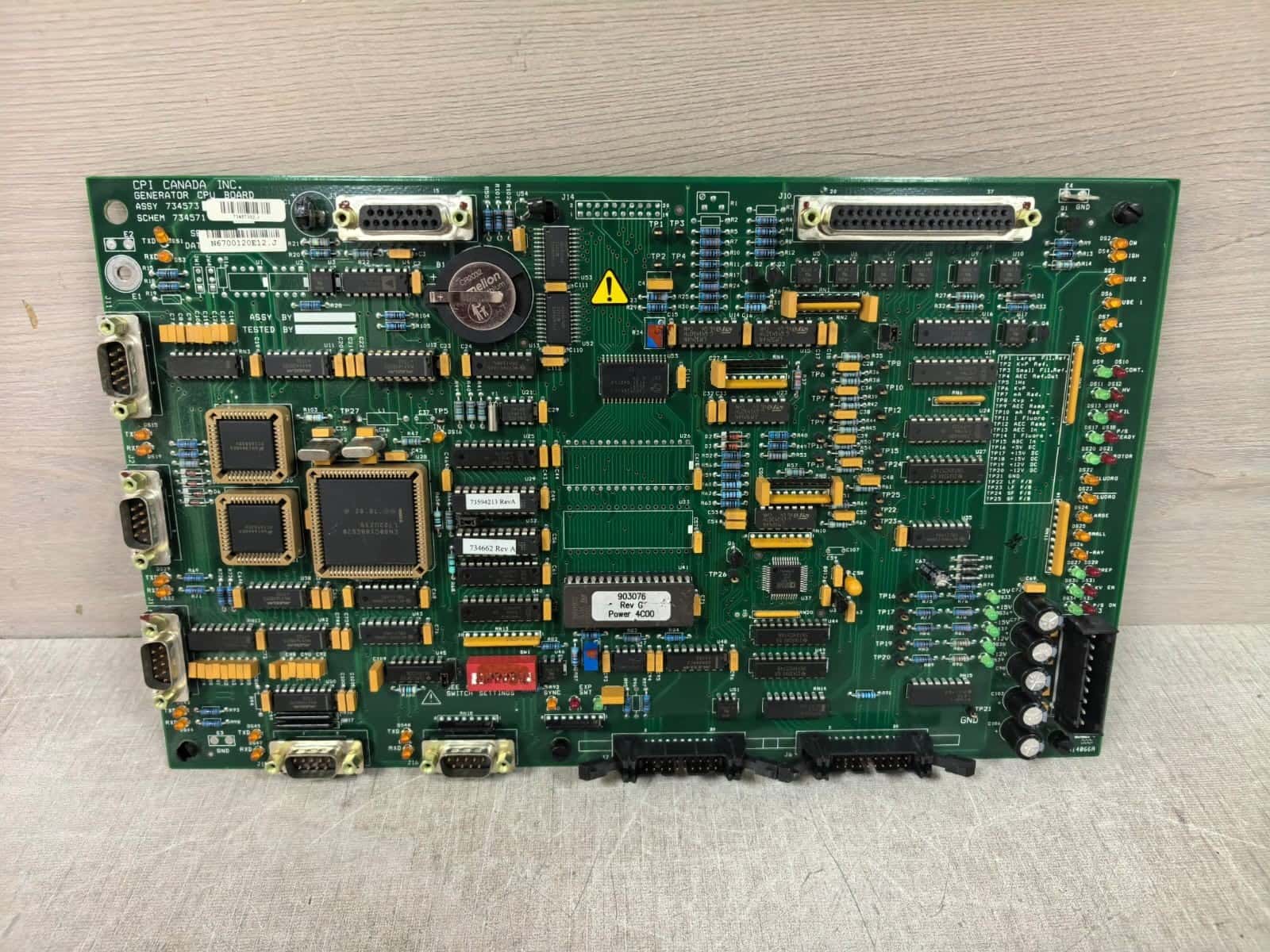 CPI CANADA INC. 734573 CPI CANADA INC. 734573 GENERATOR CPU BOARD 2