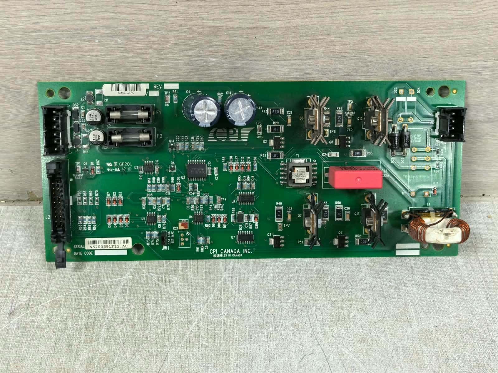 CPI 73140702 AC PWB 731406 REV.V CPI 73140702 AC PWB 731406 REV.V CIRCUIT BOARD 1