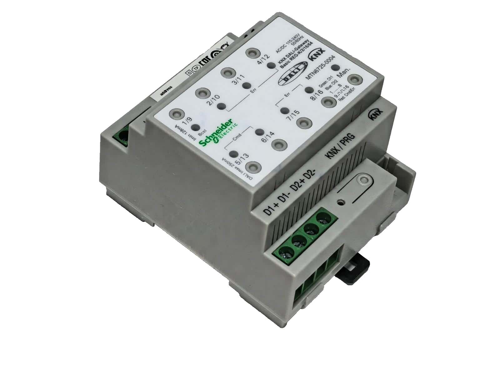Schneider Electric MTN6725-0004 SCHNEIDER ELECTRIC MTN6725-0004 KNX DALI-GATEWAY BASIC REG-K/2/16/64 10