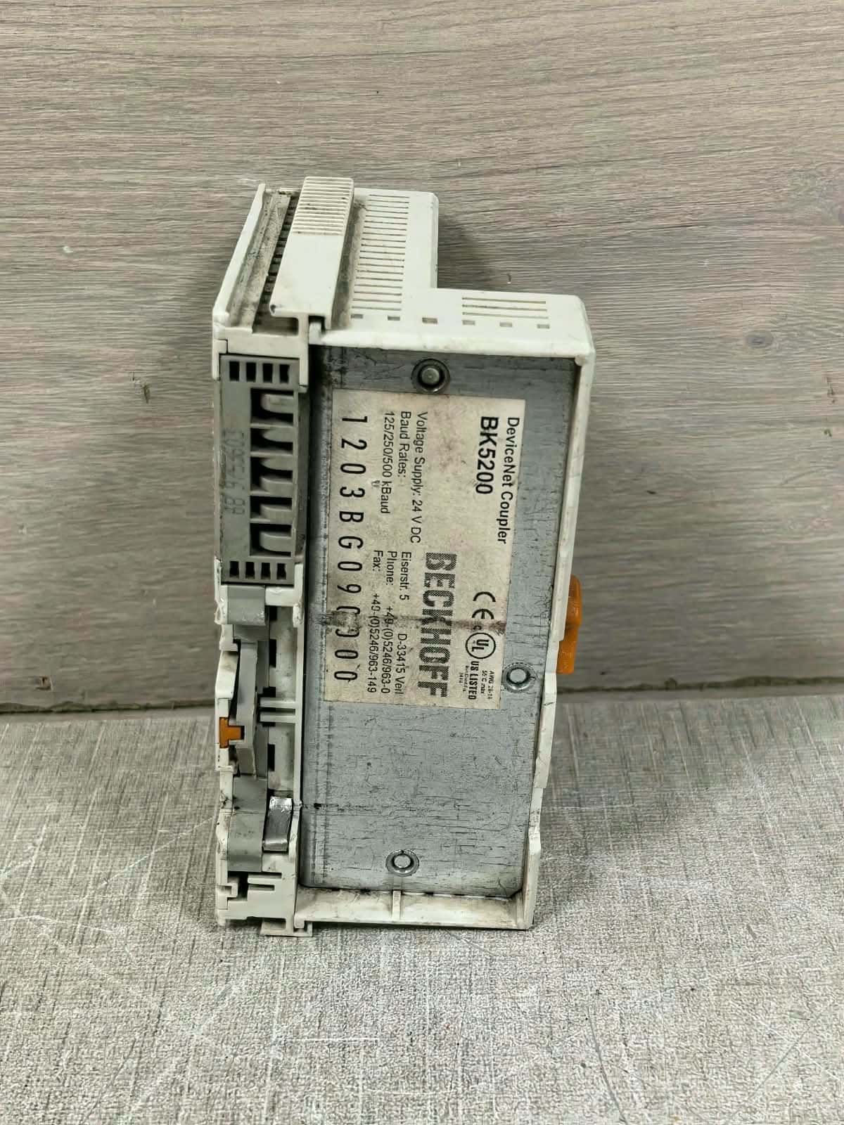 Beckhoff BK5200 BECKHOFF BK5200 DEVICENET COUPLER 24VDC 9
