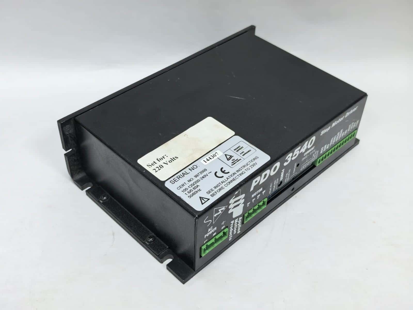 Applied Motion PDO 3540 APPLIED MOTION PDO 3540 STEP MOTOR DRIVER 9