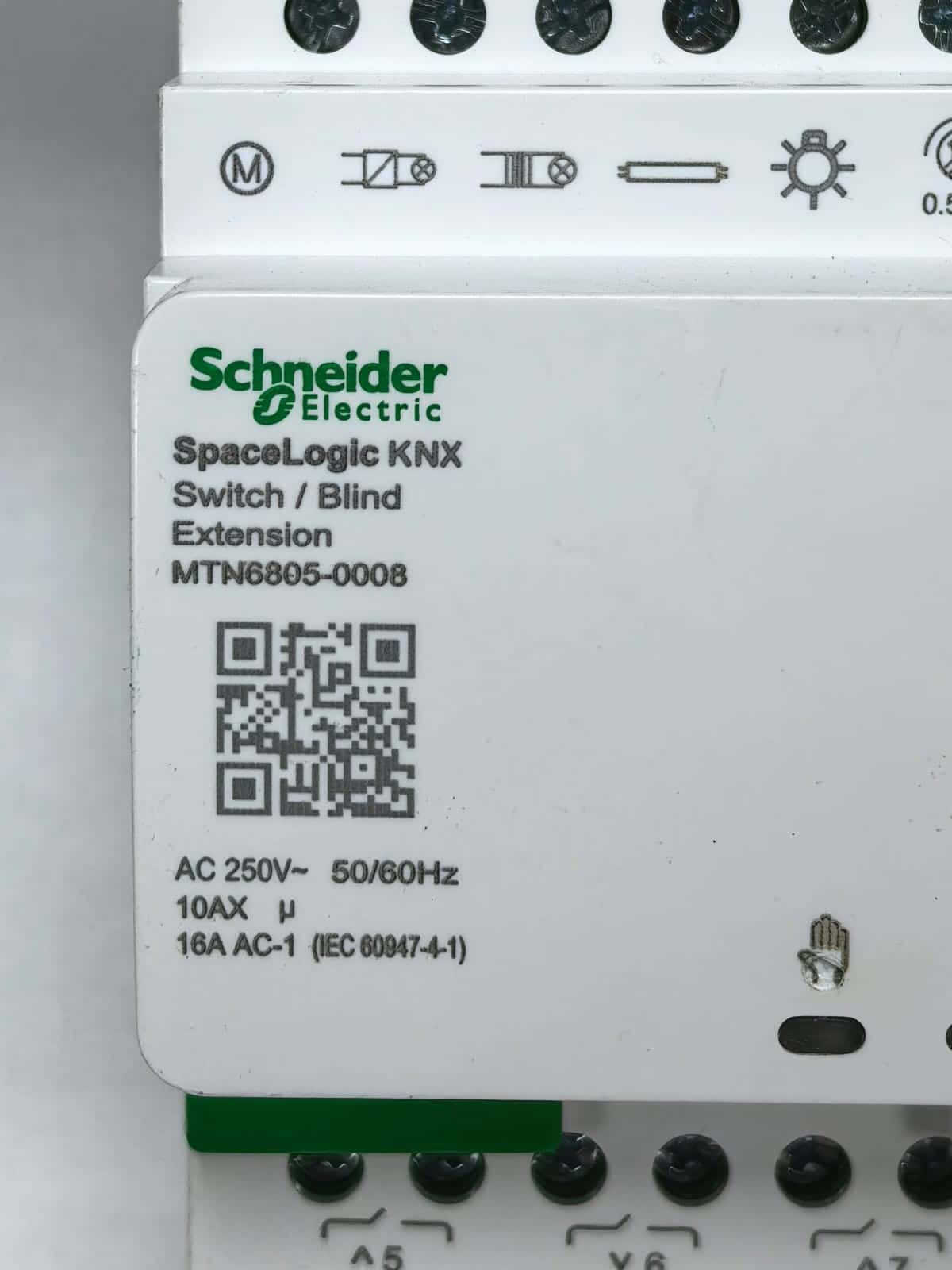 Schneider Electric MTN6805-0008 SCHNEIDER ELECTRIC MTN6805-0008 SPACELOGIC KNX SWITCH/ BLIND EXTENSION 250V 2