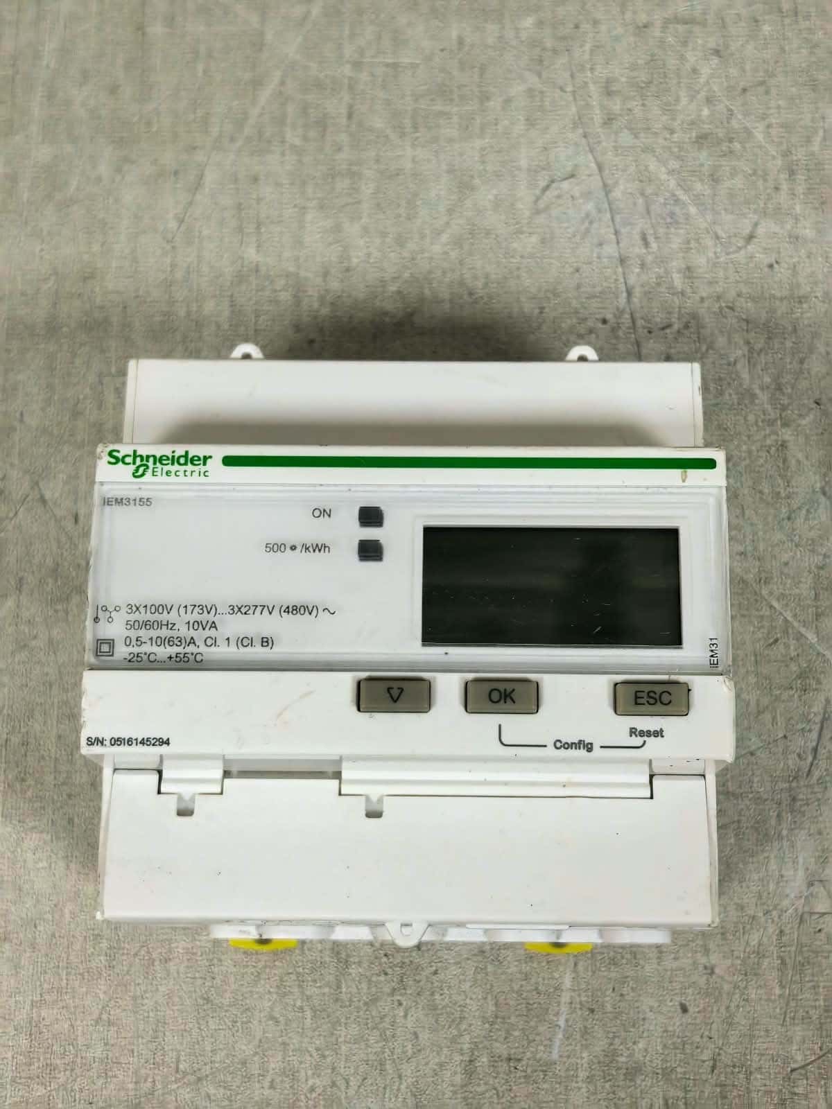 Schneider Electric A9MEM3155 / IEM3155 SCHNEIDER ELECTRIC A9MEM3155 / IEM3155 3 PHASE ENERGY METER 2