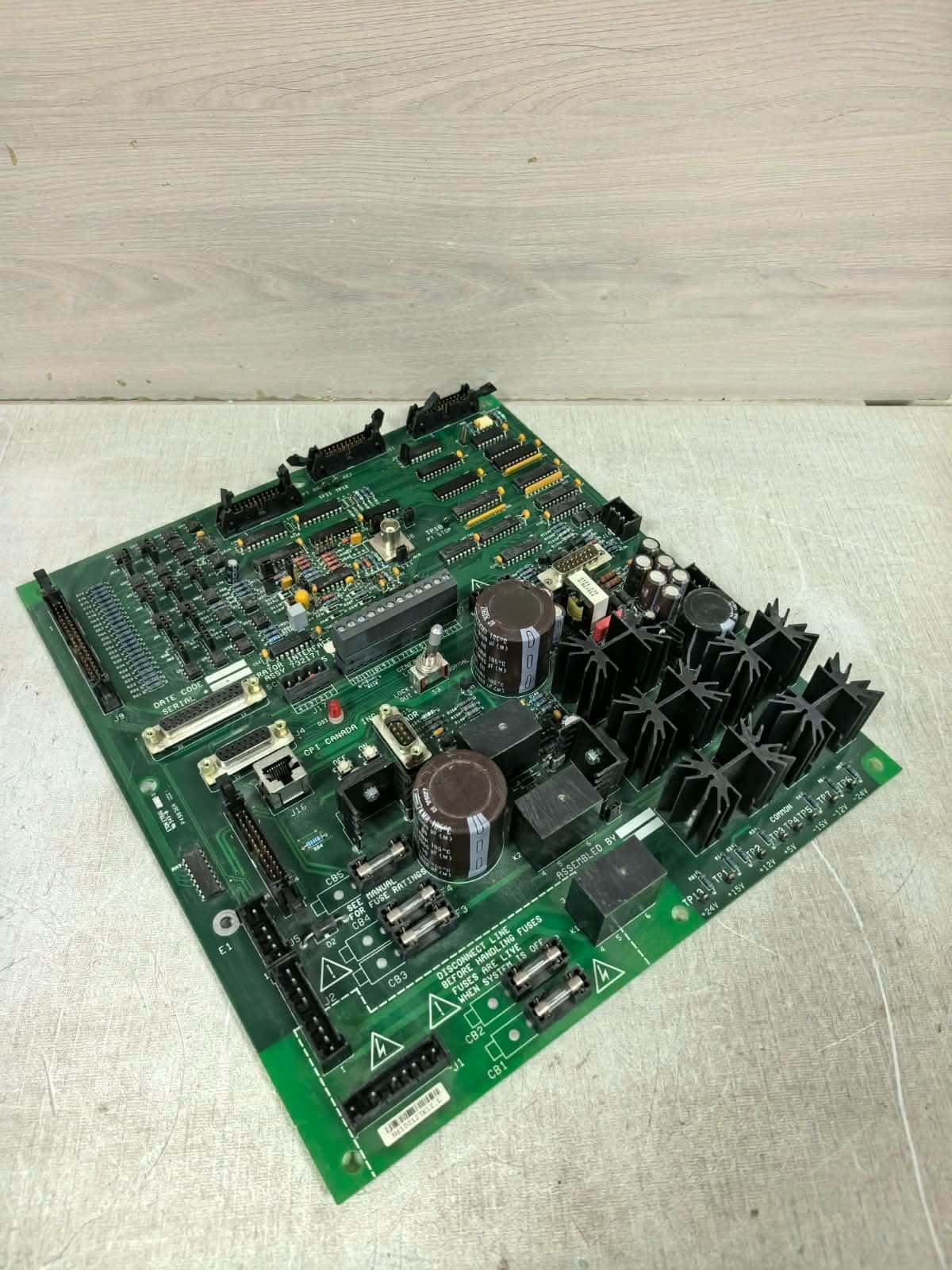 CPI CANADA INC. 732177 732175 CPI CANADA INC. 732177 732175 GENERATOR INTERFACE PWB 2