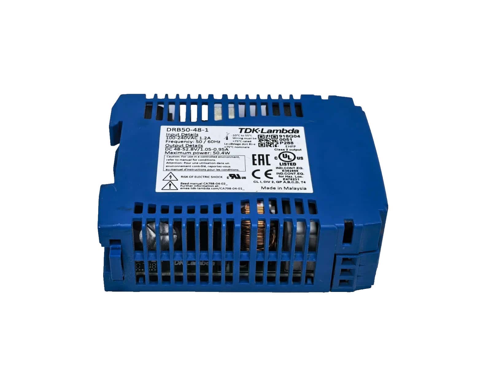 TDK-LAMBDA DRB50-48-1 TDK-LAMBDA DRB50-48-1 POWER SUPPLY 100-240 VAC 7