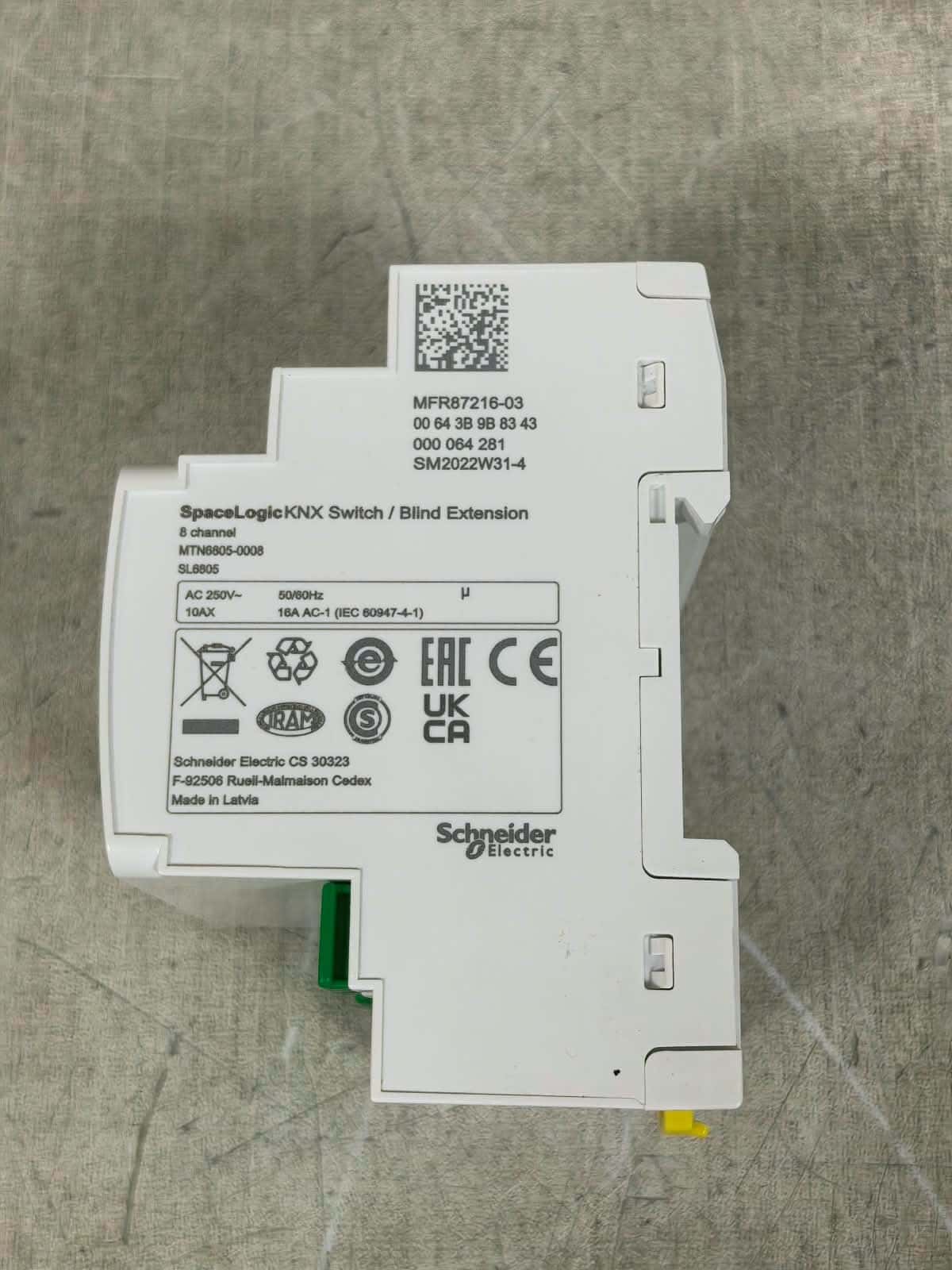 Schneider Electric MTN6805-0008 SCHNEIDER ELECTRIC MTN6805-0008 SPACELOGIC KNX SWITCH/ BLIND EXTENSION 250V 7