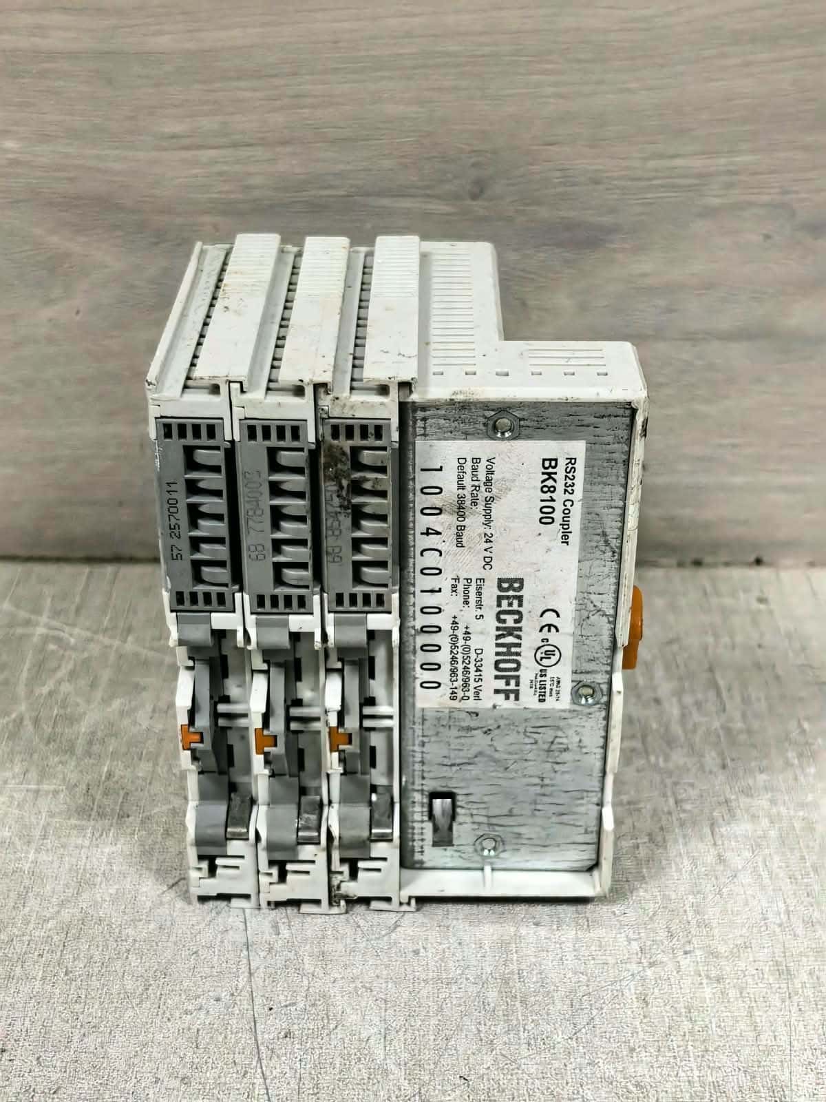 Beckhoff 750-550/750-402 BECKHOFF BK8100 750-550/750-402 RS232 COUPLER 24VDC 13