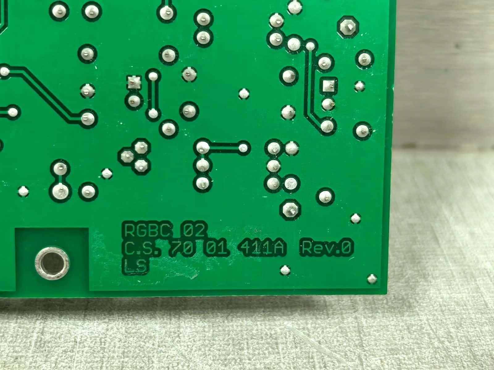 RGBC 02 C.S.70 01 411A REV.0 RGBC 02 C.S.70 01 411A REV.0 INTERFACE CIRCUIT BOARD 8