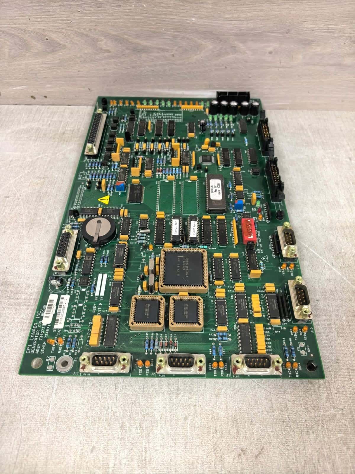 CPI CANADA INC. 734573 CPI CANADA INC. 734573 GENERATOR CPU BOARD 10
