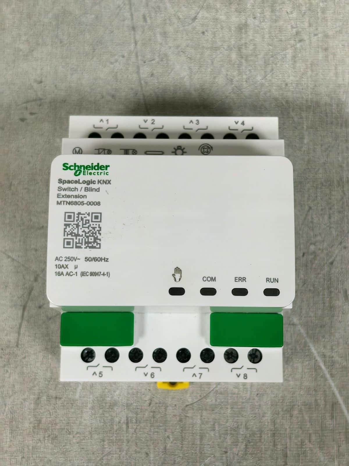 Schneider Electric MTN6805-0008 SCHNEIDER ELECTRIC MTN6805-0008 SPACELOGIC KNX SWITCH/ BLIND EXTENSION 250V 9