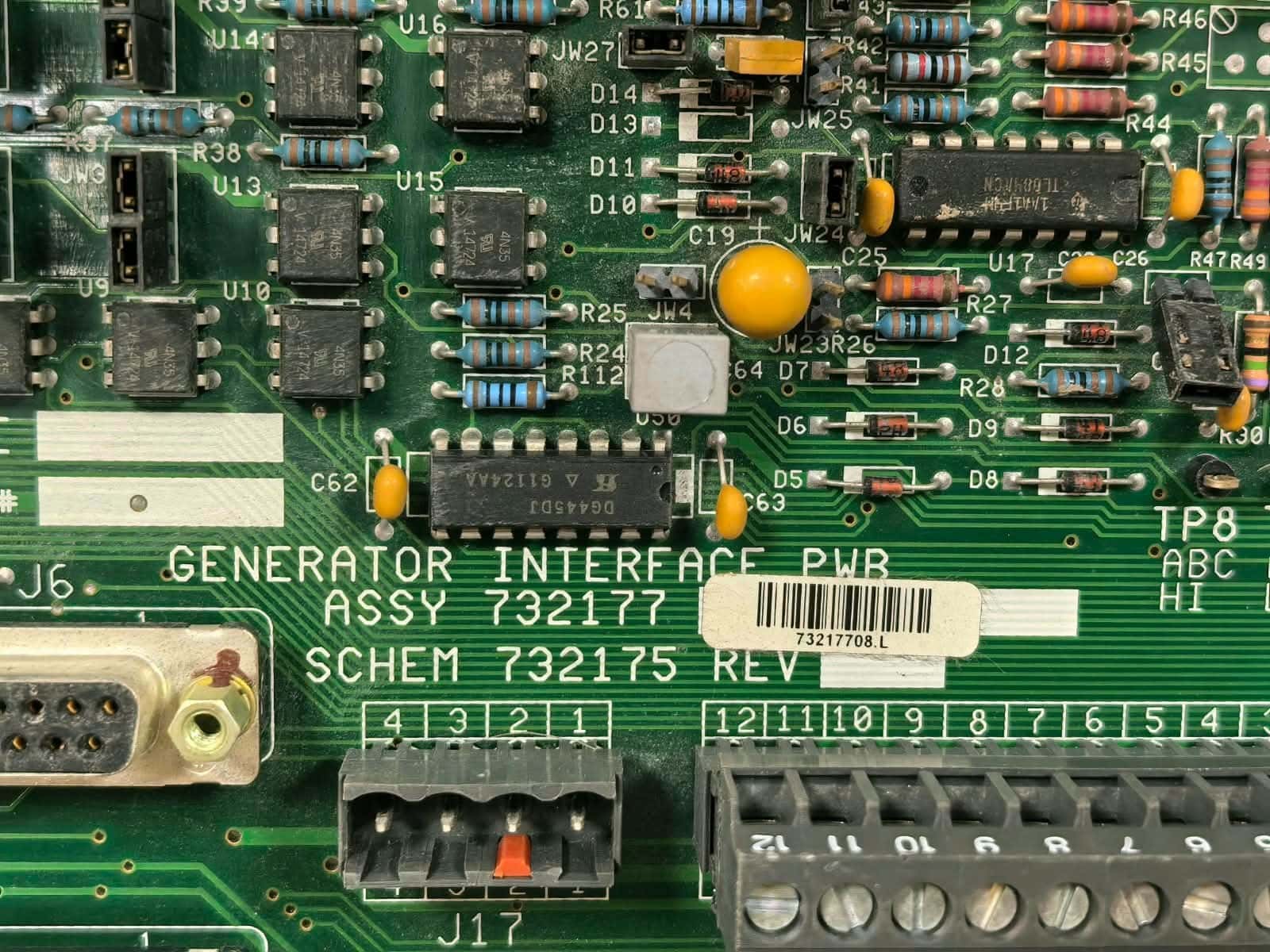 CPI CANADA INC. 732177 732175 CPI CANADA INC. 732177 732175 GENERATOR INTERFACE PWB 4