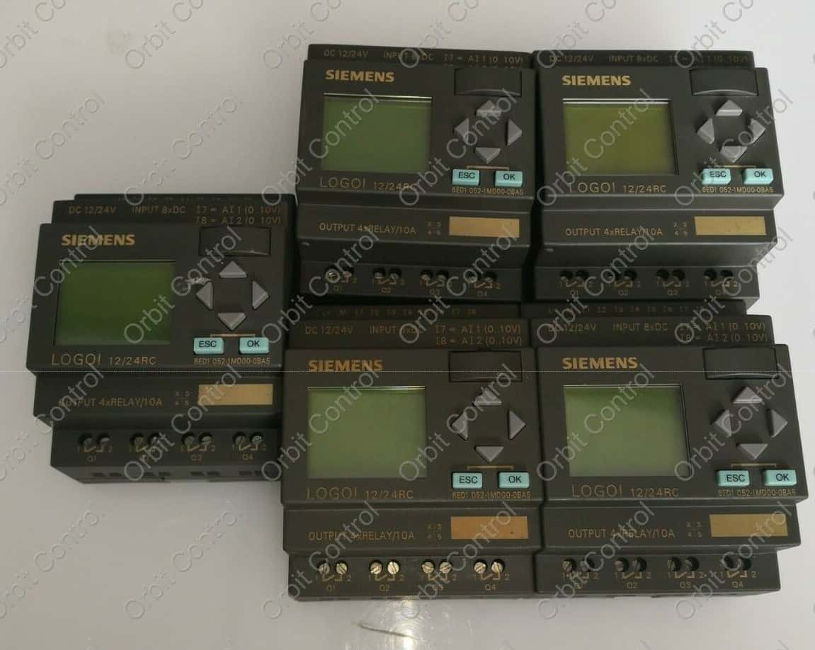 Siemens LOGO SIEMENS 6ED1 052-1MD00-0BA5 LOGIC MODULE LOGO! 12/24RC 4