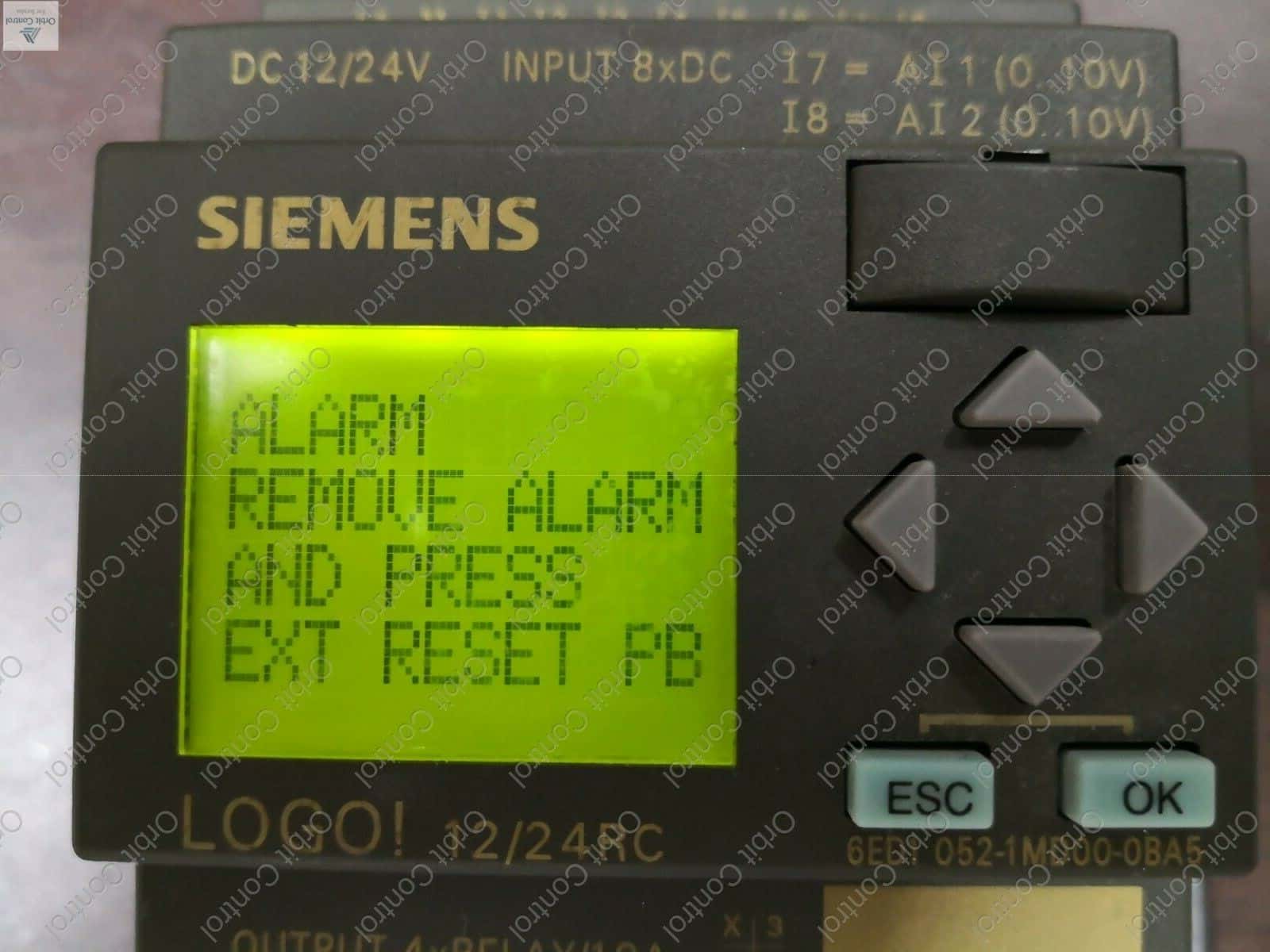 Siemens LOGO SIEMENS 6ED1 052-1MD00-0BA5 LOGIC MODULE LOGO! 12/24RC 1