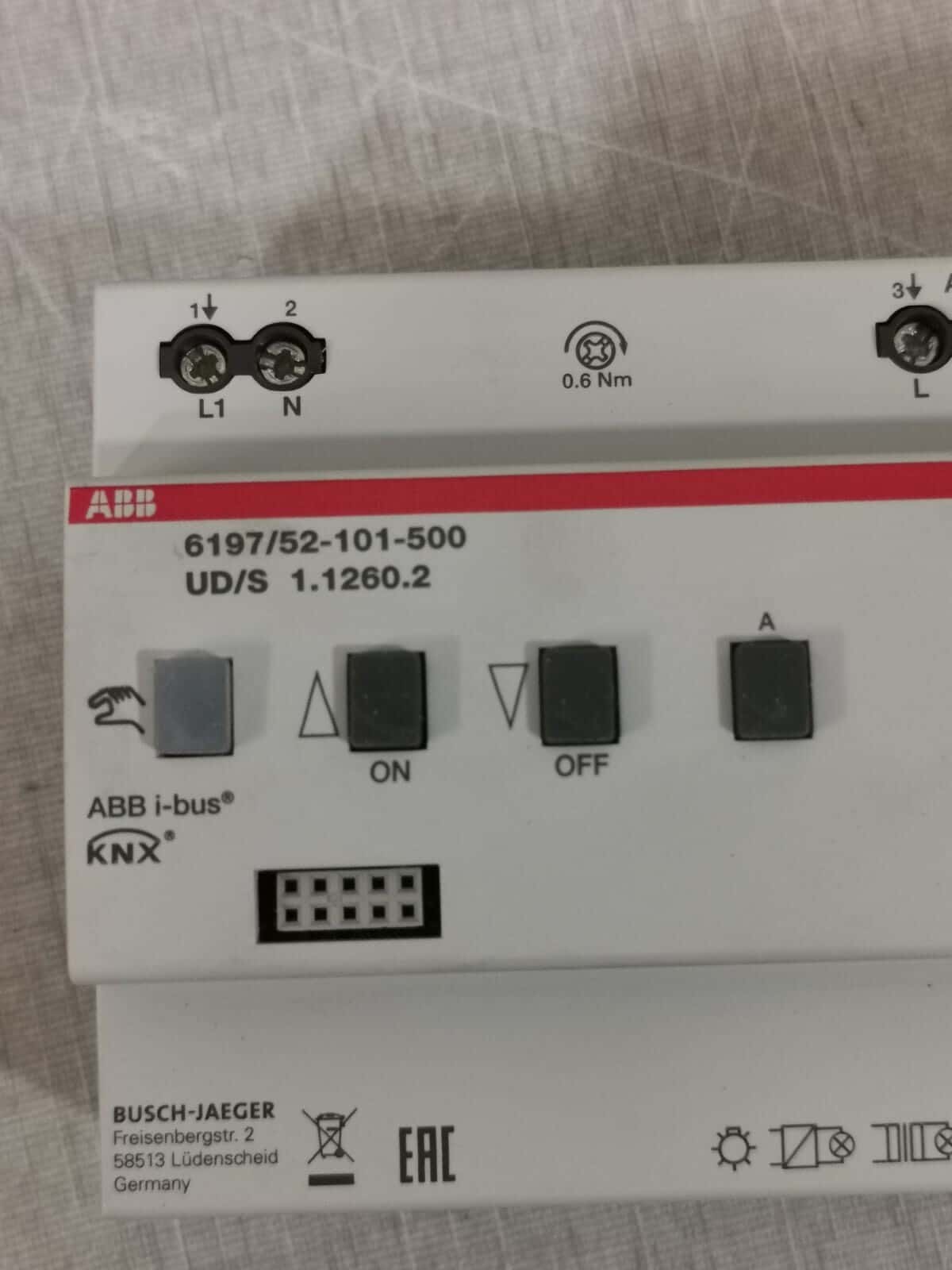 ABB 6197/52-101-500 UD/S 1.1260.2 ABB i-bus KNX 6197/52-101-500 UD/S 1.1260.2 Universal Dimmer Actuator-TESTED 2