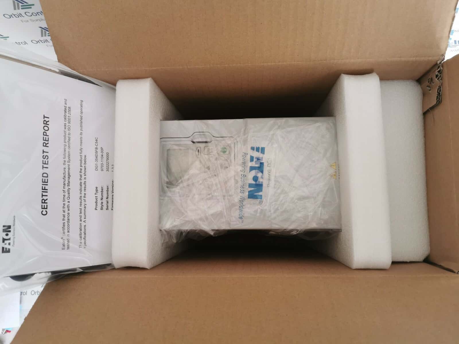 Eaton DG1-354D5FB-C54C DG1-354D5FB-C54C Eaton,PowerXL AC Drives, DG1 VFD Series 3.7KW / 5.0HP 3