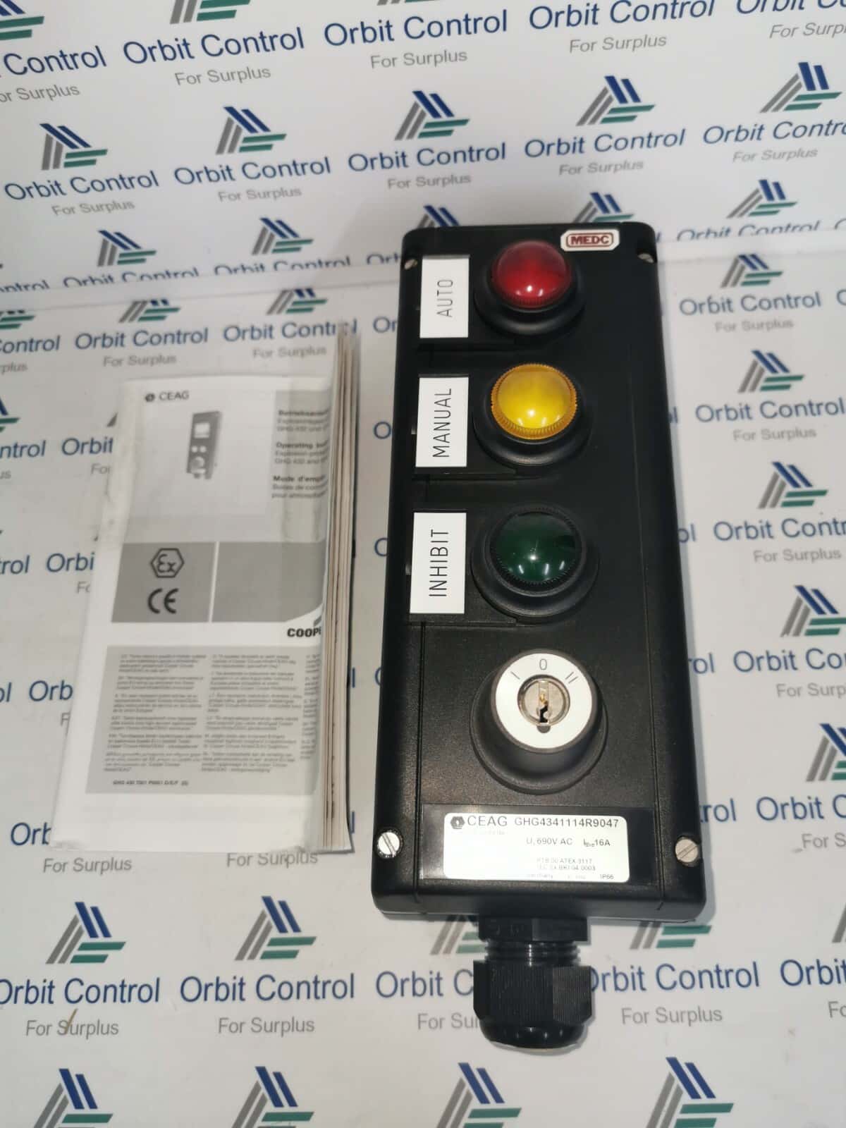 CEAG GHG4341114R9047 CEAG GHG4341114R9047 690V AC 16A PTB 00 ATEX 3117 5
