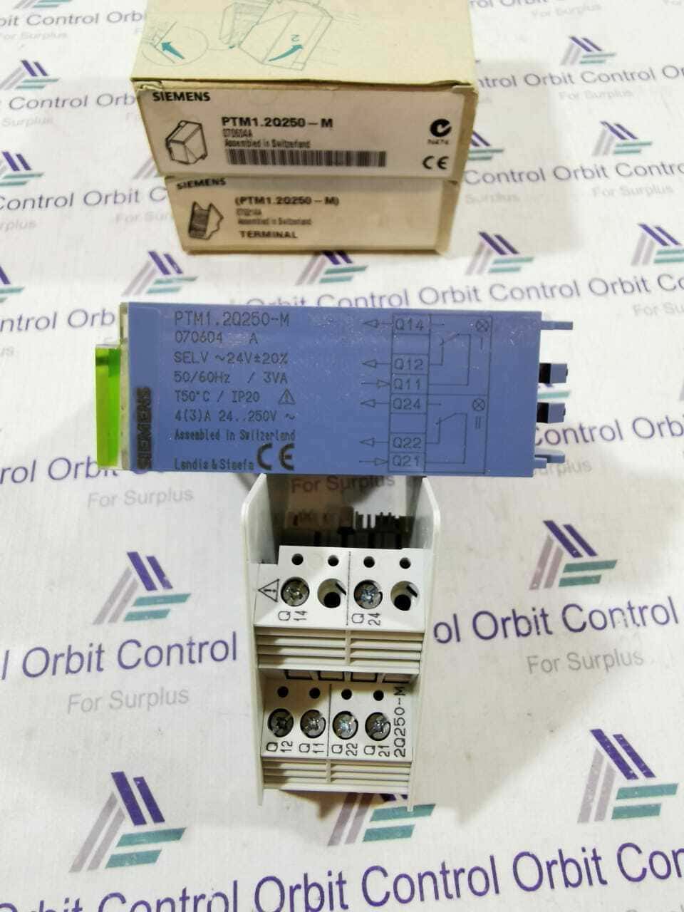 Siemens PTM1.2Q250-M SIEMENS PTM1.2Q250-M / 070604A TERMINAL 070411A 2