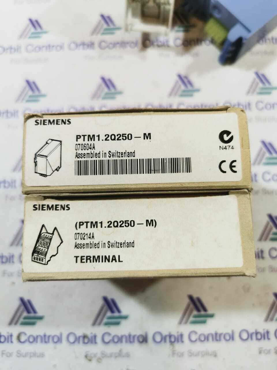 Siemens PTM1.2Q250-M SIEMENS PTM1.2Q250-M / 070604A TERMINAL 070411A 4