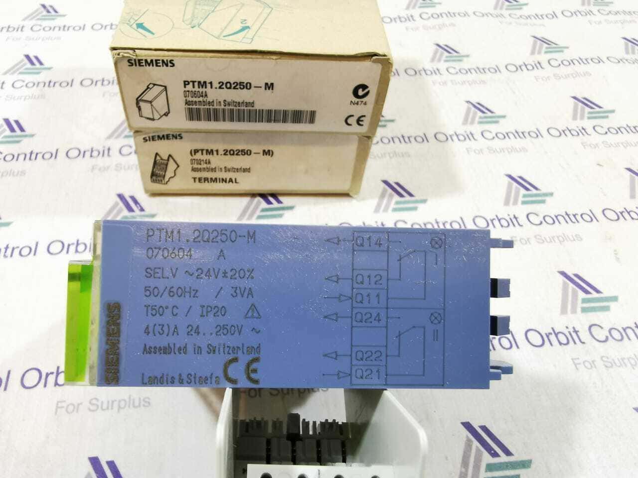 Siemens PTM1.2Q250-M SIEMENS PTM1.2Q250-M / 070604A TERMINAL 070411A 5