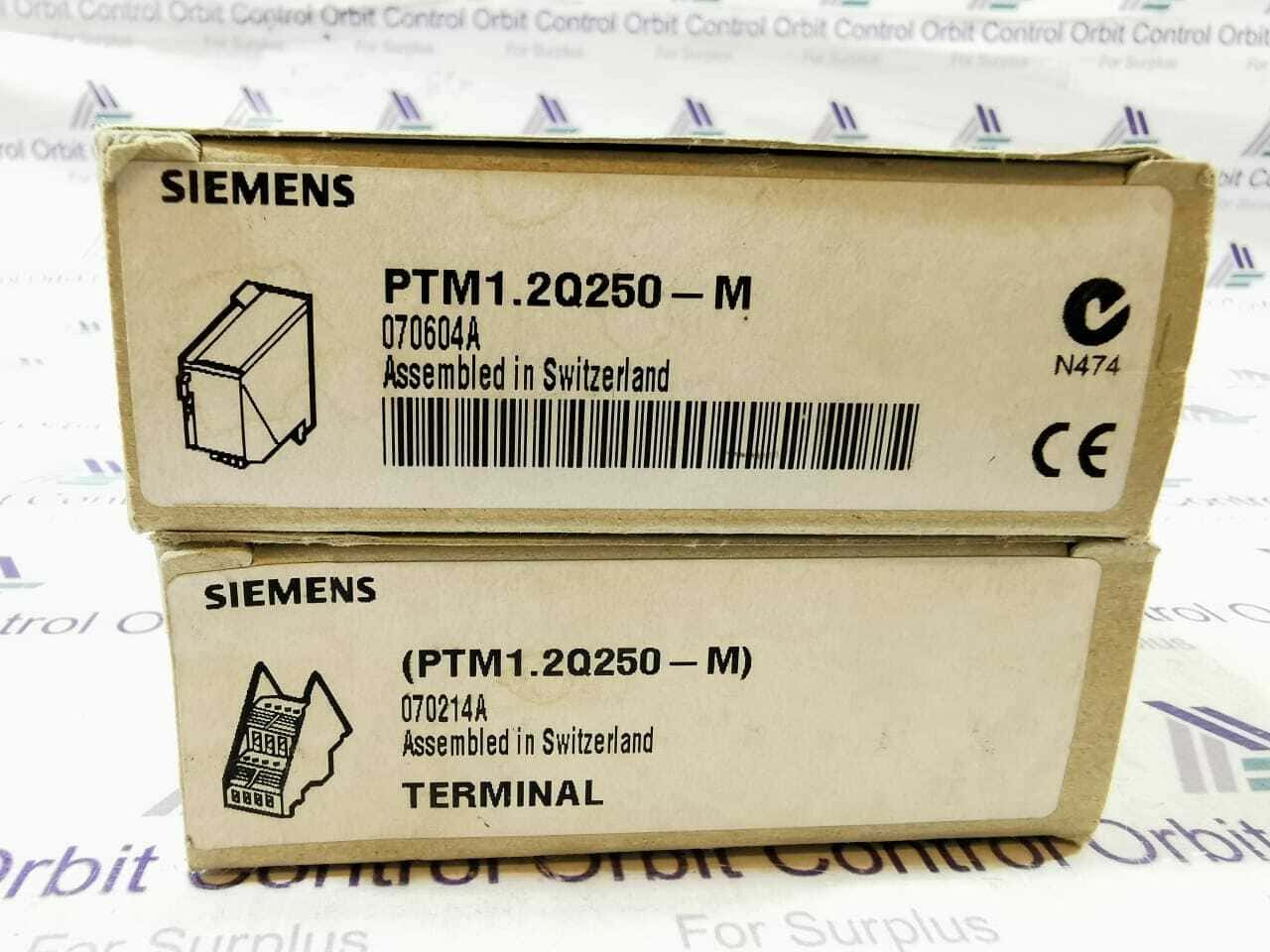 Siemens PTM1.2Q250-M SIEMENS PTM1.2Q250-M / 070604A TERMINAL 070411A 1