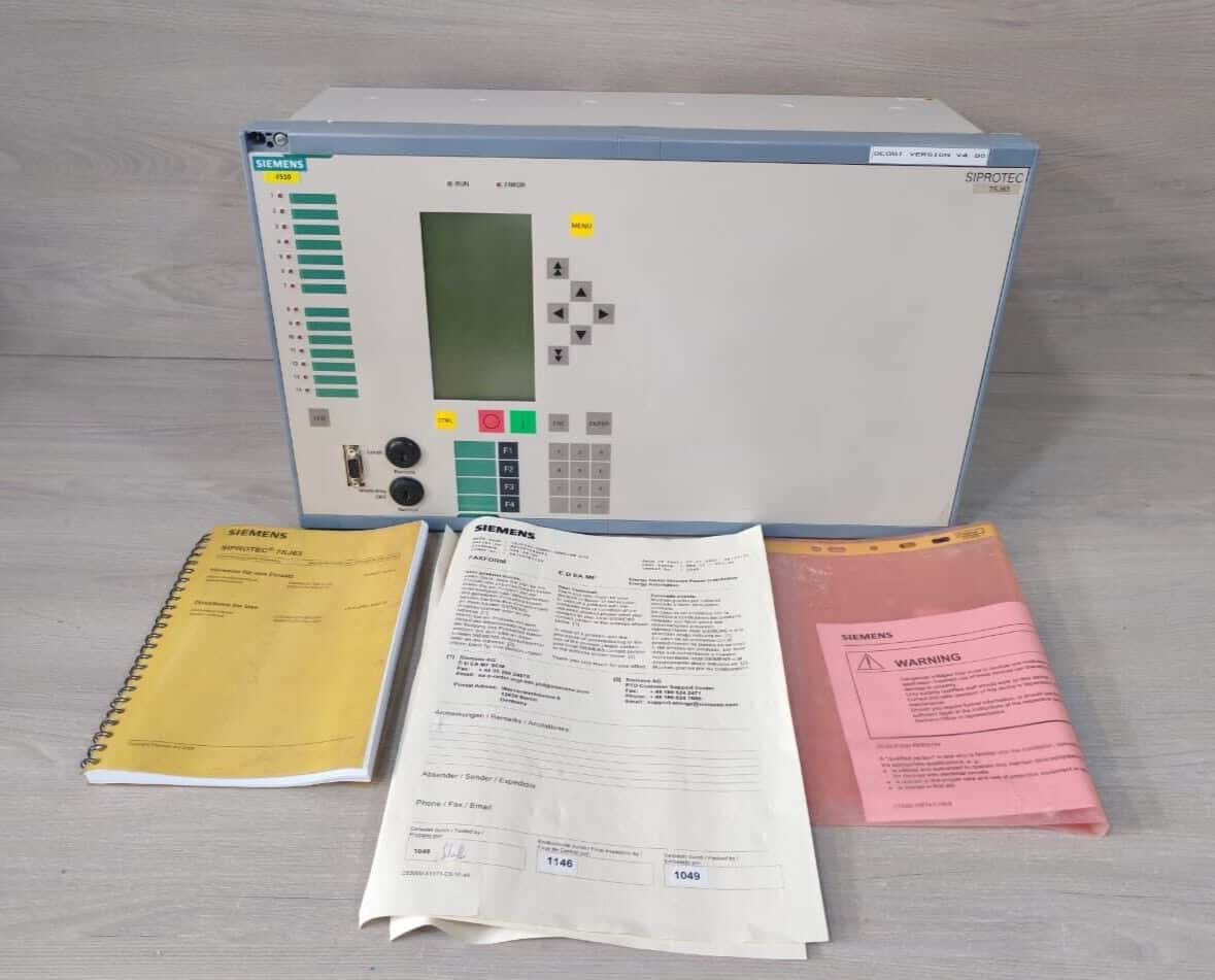 SIEMENS 7SJ6352-5EB90-3FD0/EE SIEMENS F510 SIPROTEC 7SJ6352-5EB90-3FD0/EE OVERCURRENT PROTECTION & CONTROL 1