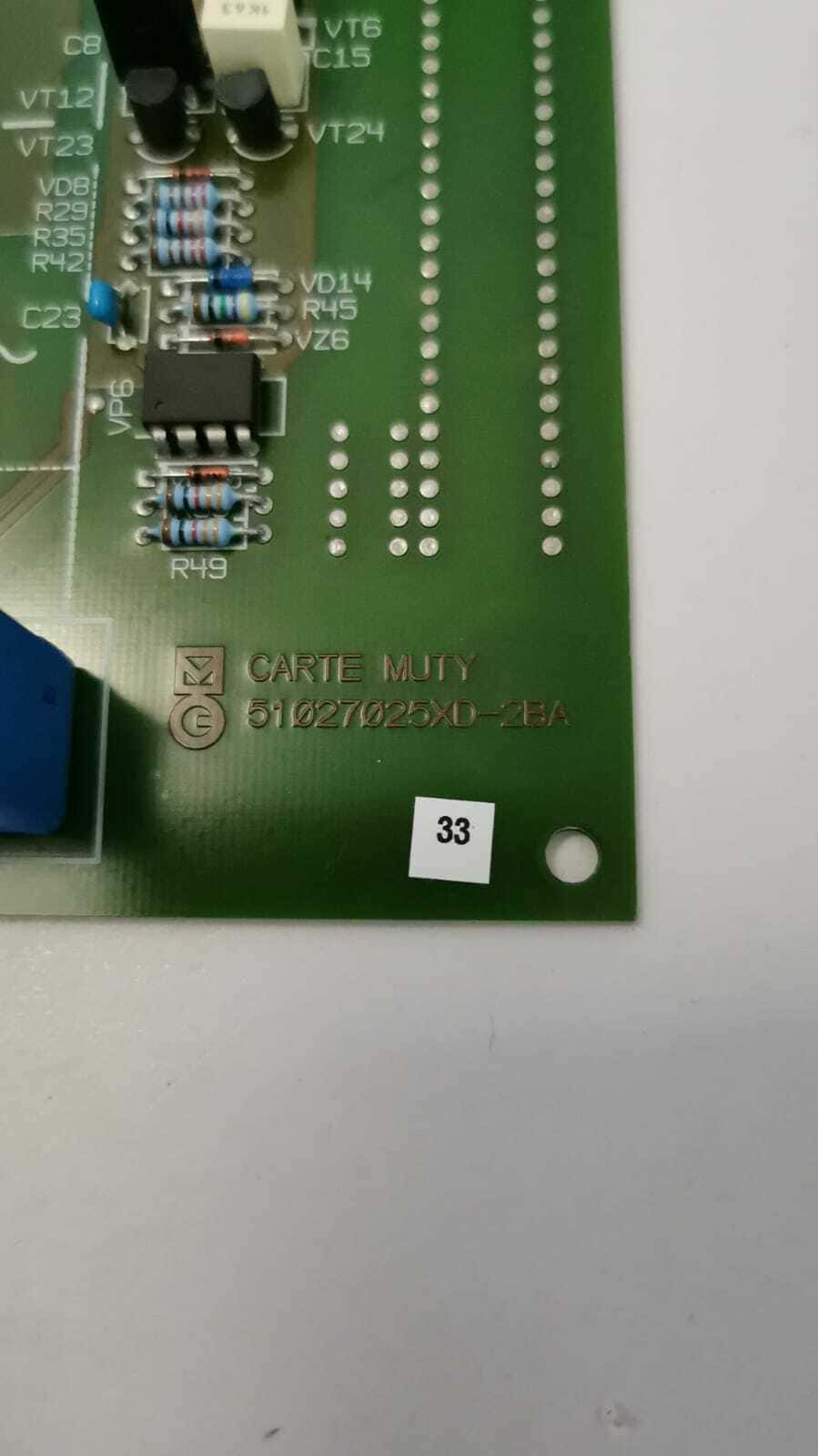 CARTE MUTY 51027025XD-2BA CARTE MUTY 51027026 BC Board 51027025XD-2BA 3