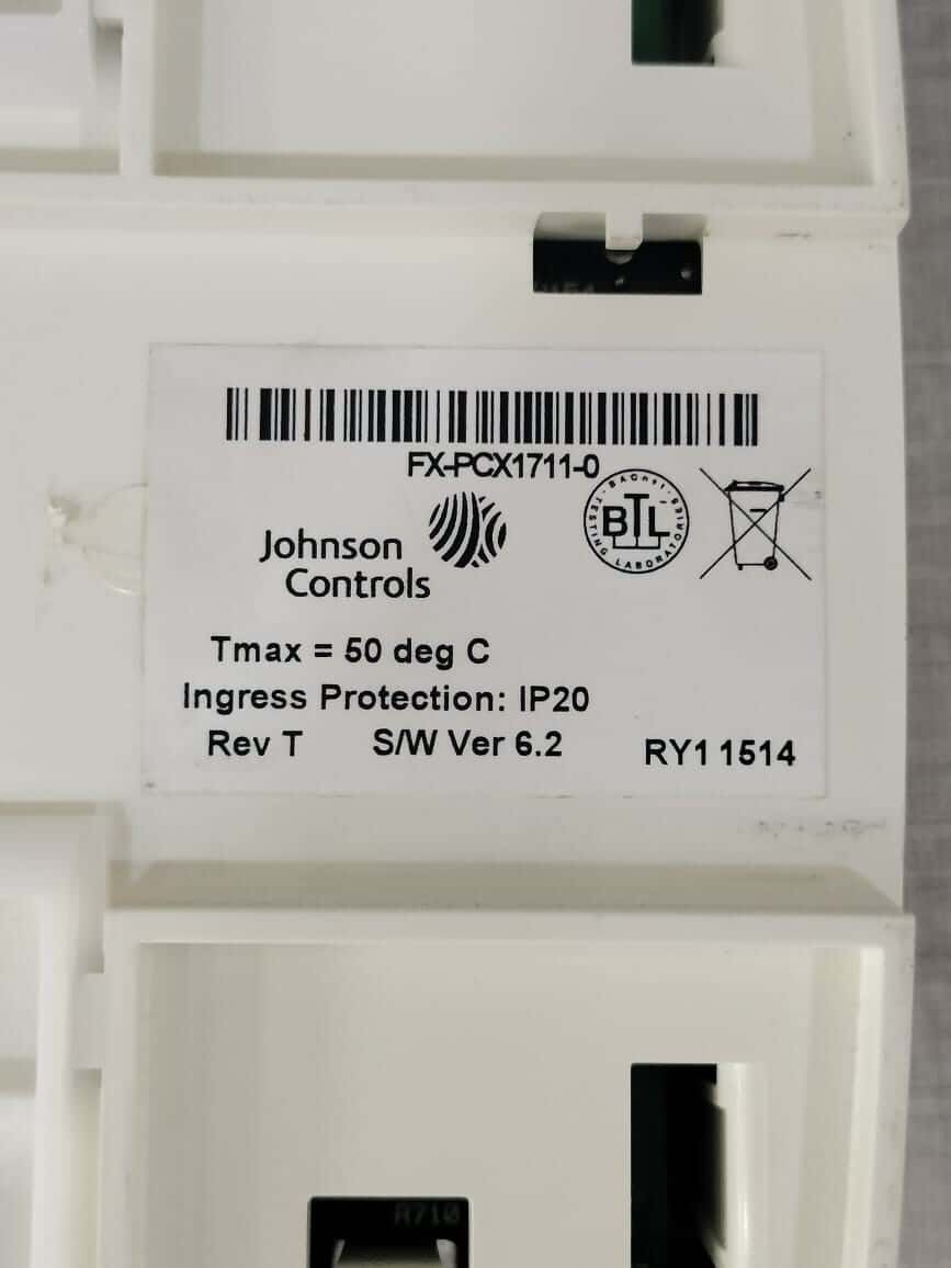 JOHNSON CONTROLS PCX1711 JOHNSON CONTROLS PCX1711 Digital Universal Programmable Relay REV T S/W VER 6.2 4