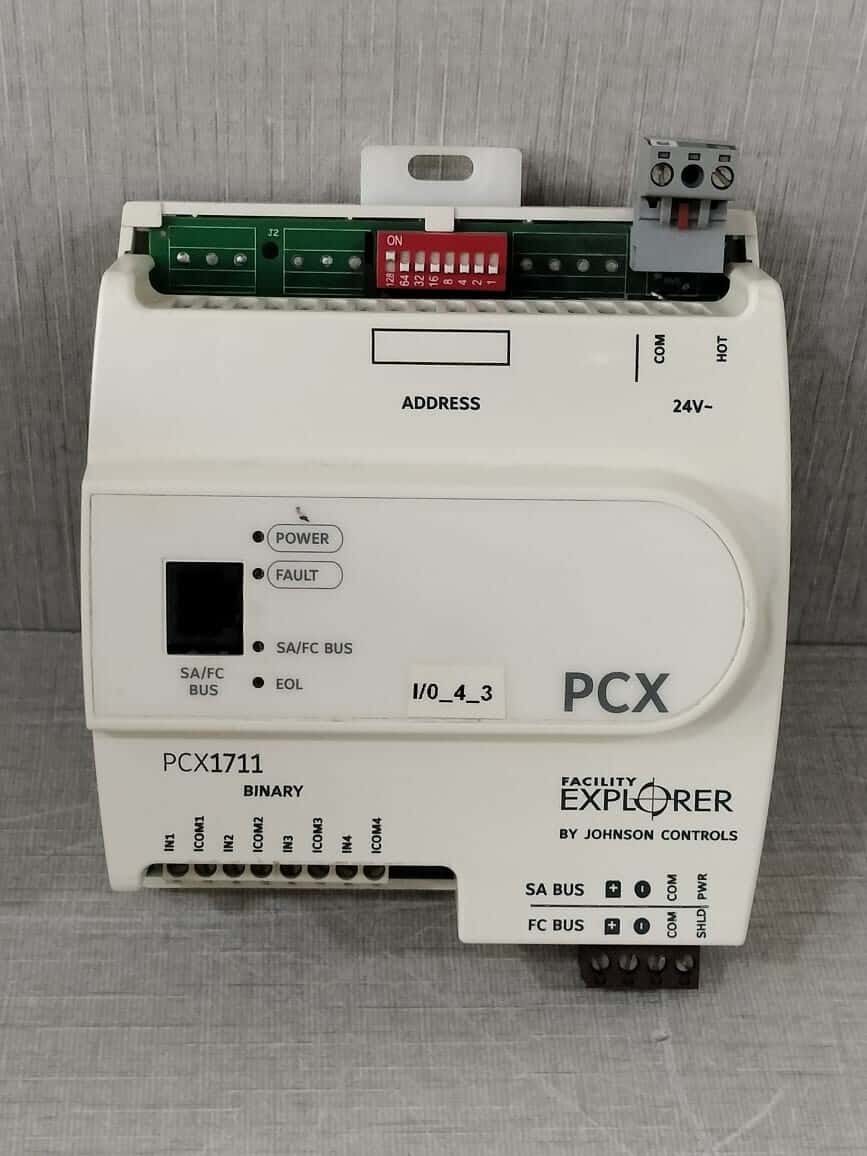 JOHNSON CONTROLS PCX1711 JOHNSON CONTROLS PCX1711 Digital Universal Programmable Relay REV T S/W VER 6.2 1