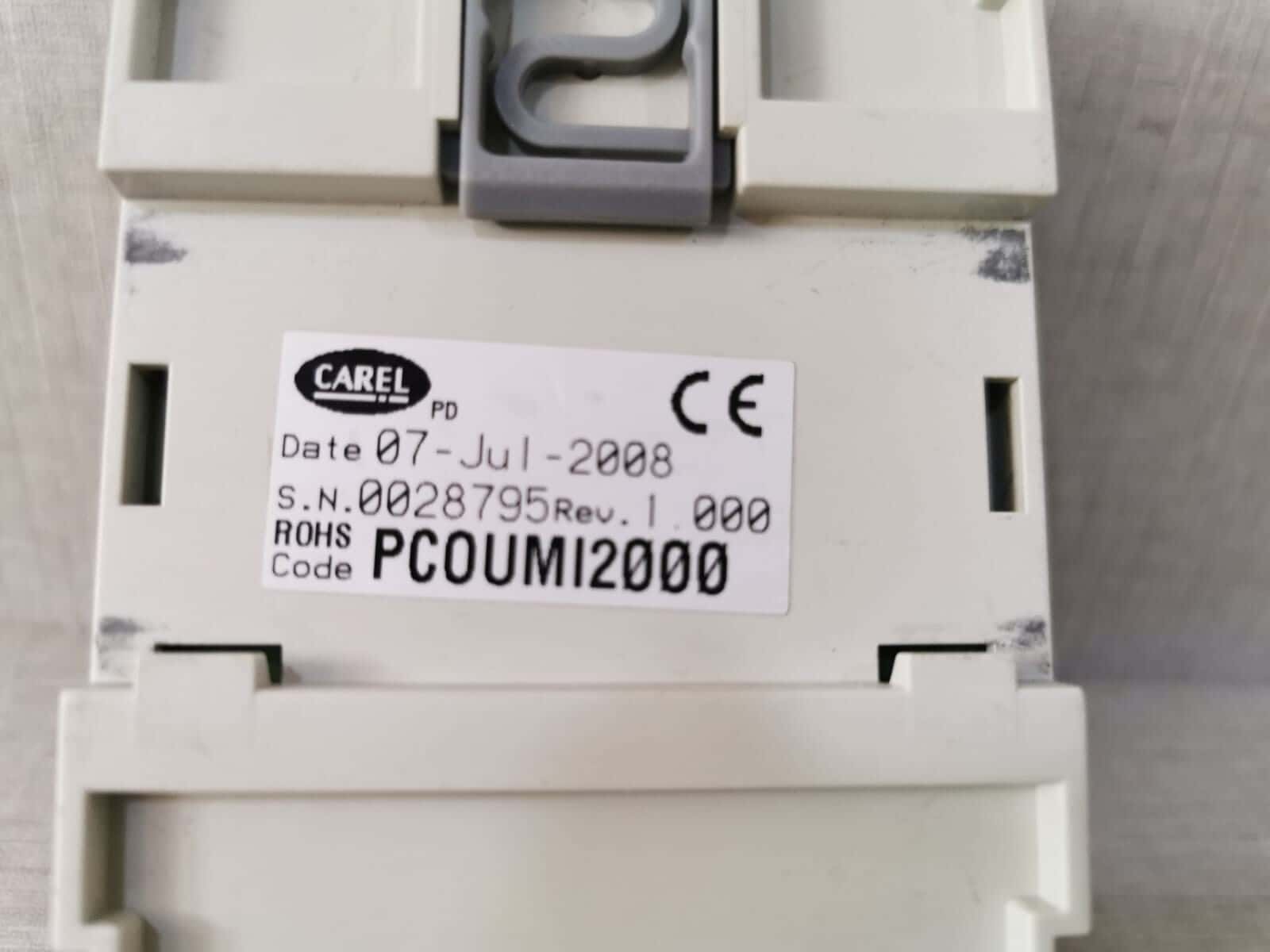 CAREL PCOUMI2000 REV.1 CAREL PCOUMI2000 REV.1.000 HUMIDIFIER INTERFACE MODULE 7