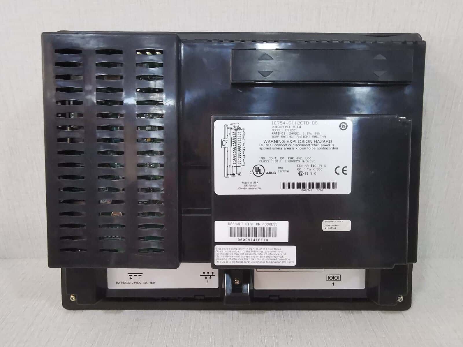 GE IC754VGI12CTD-DG GE FANUC IC754VGI12CTD-DG Quick Panel View ES1221 Need change Screen 2