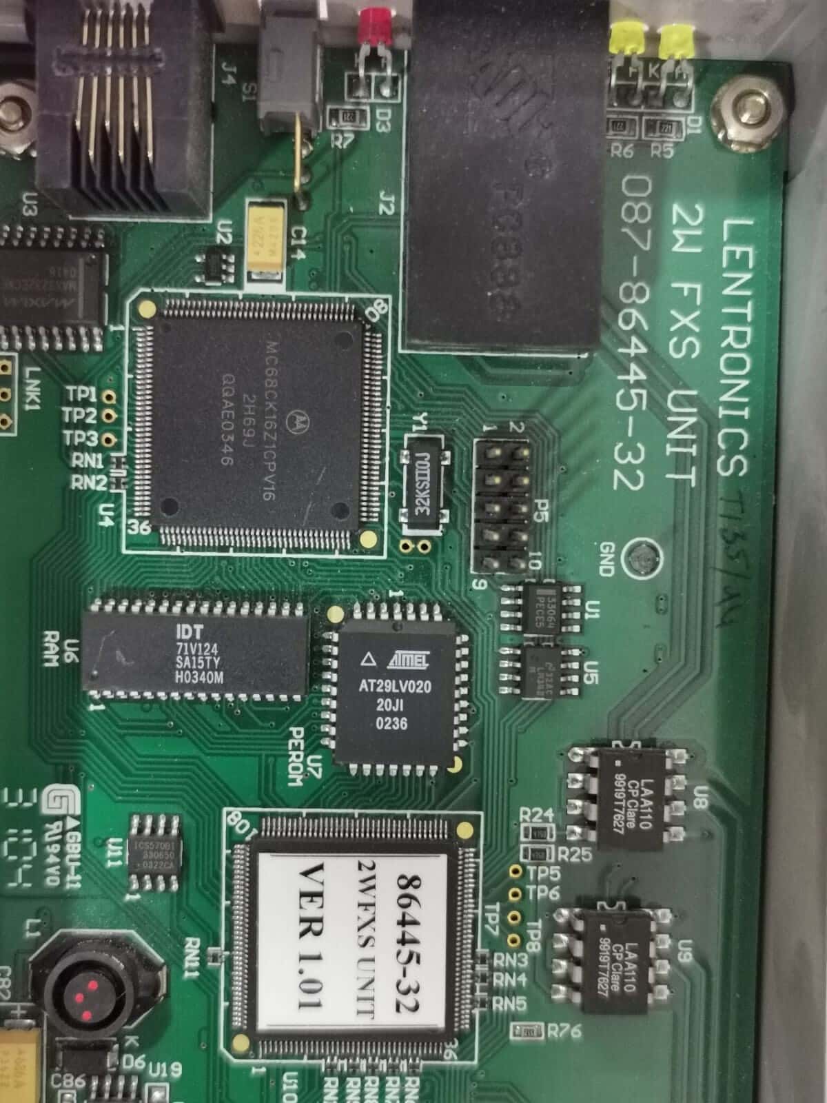 GE 86445-32 GE LENTRONICS MULTIPLEXERS 86445-32 Module 3