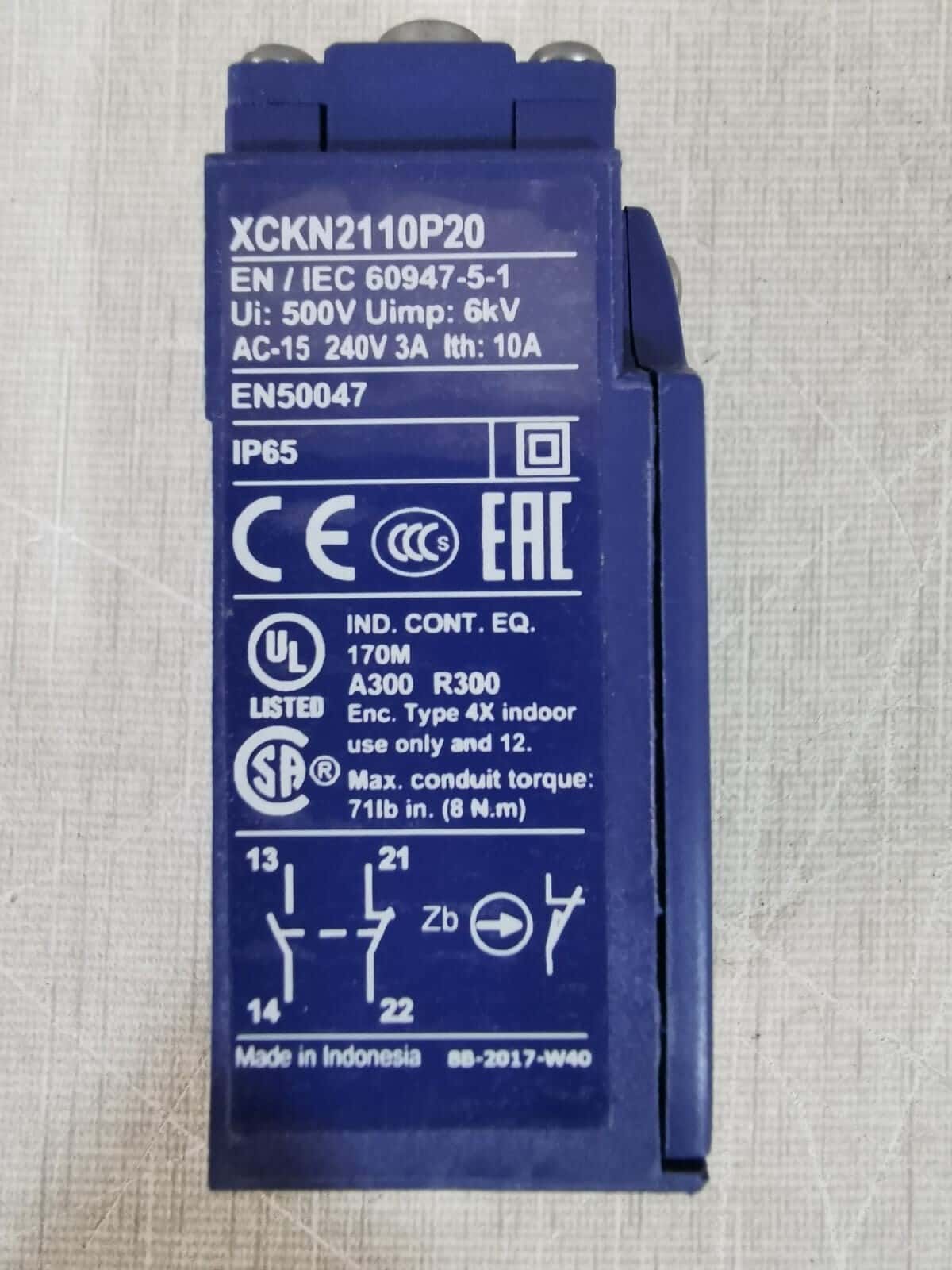 Telemecanique NSYDCM20 Schneider Electric NSYDCM20/ Telemecanique XCKN2110P20 5