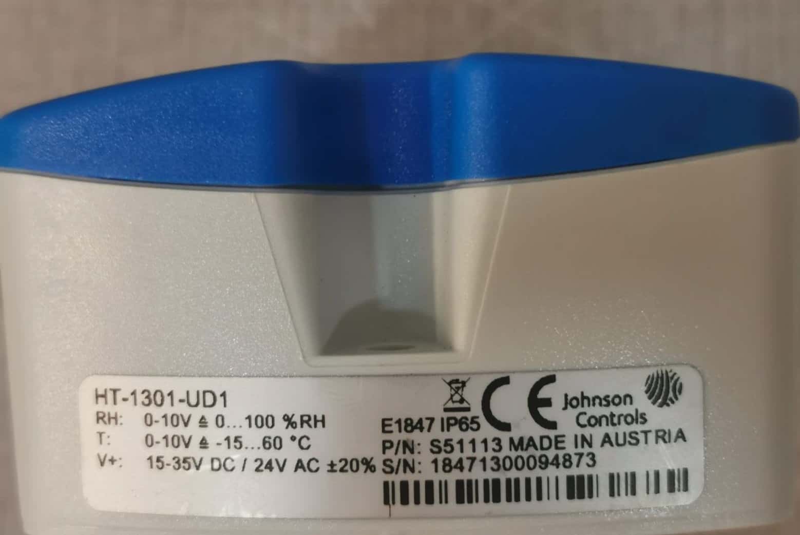 Johnson Controls HT-1301-UD1 Johnson Controls HT-1301-UD1 Humidity Sensor 2