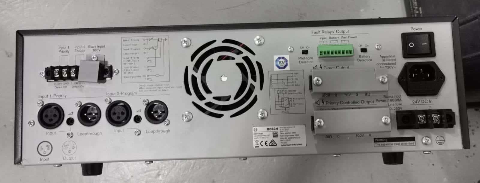 Bosch LBB1938/20 BOSCH LBB1938/20 / F01U025755 Plena Amplifier 480W 4