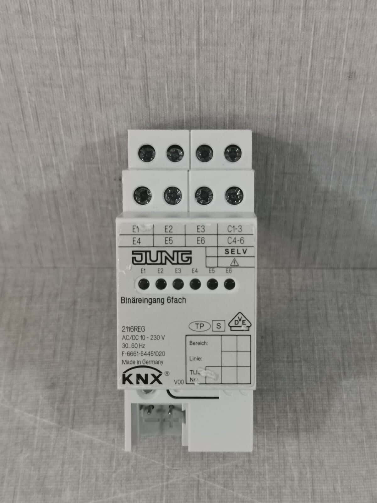 Jung 2116REG Jung 2116REG KNX Binary Input 6x 3