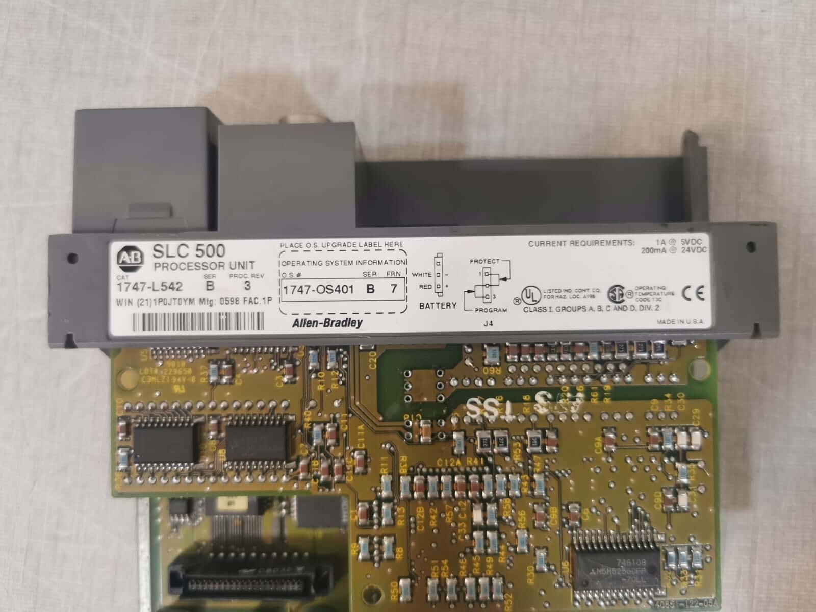 Allen-Bradley 1747-l542 Allen-Bradley 1747-l542 Ser B Proc Rev3 SLC 500 Processor Unit 2