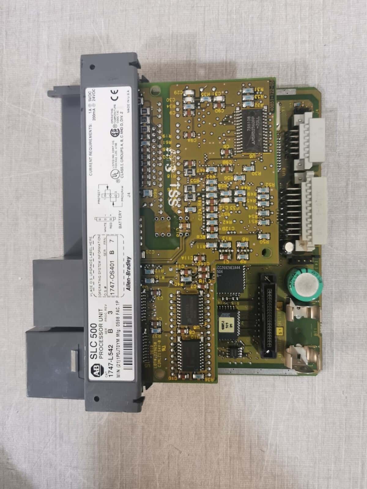 Allen-Bradley 1747-l542 Allen-Bradley 1747-l542 Ser B Proc Rev3 SLC 500 Processor Unit 3