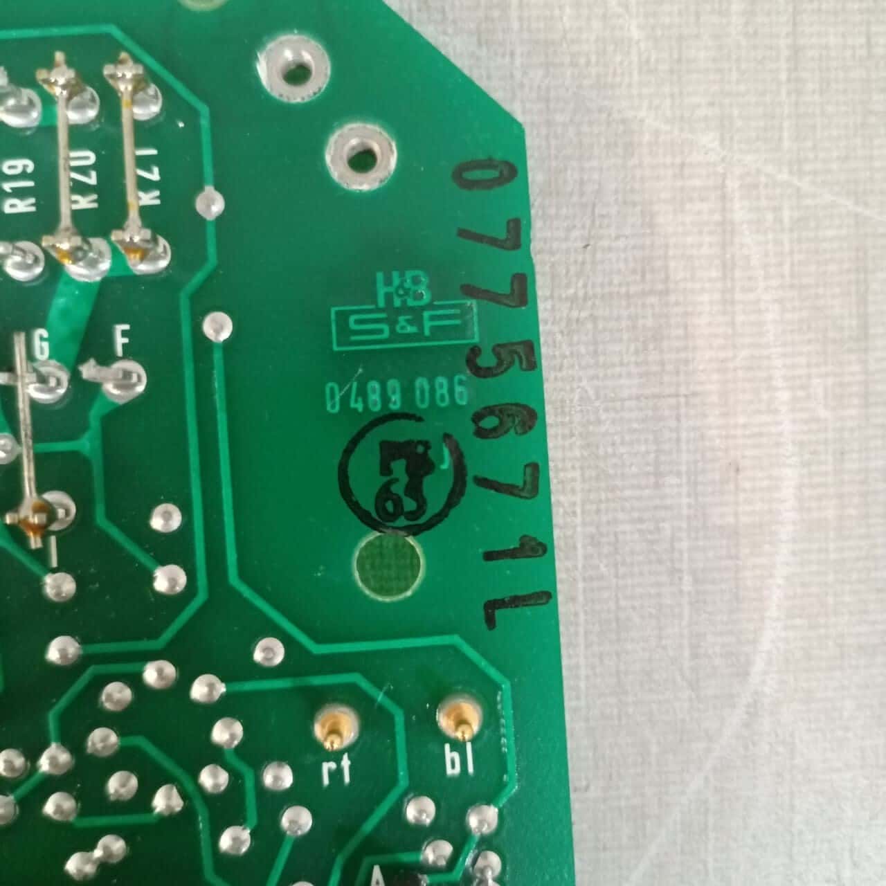H&B H&B-S&F-0489-086-CIRCUIT-BOARD H&B S&F 0489 086 Circuit Board 4