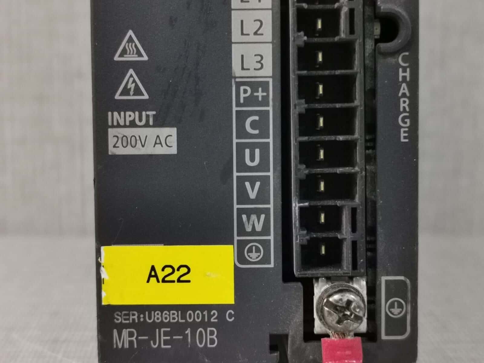 Mitsubishi Electric MR-JE-10B Mitsubishi MR-JE-10B MRJE10B Servo Drive 3