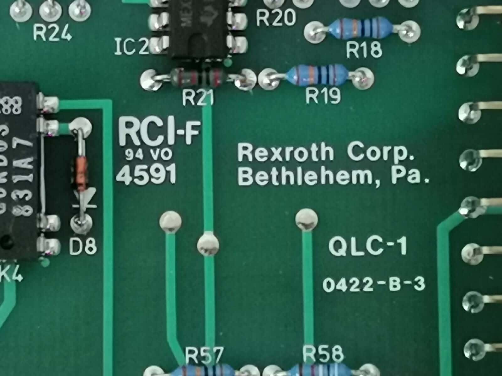 Rexroth QLC-1/ QLC-1-S-1X Rexroth QLC-1/ QLC-1-S-1X Quad Loop Converter PCB Card 2