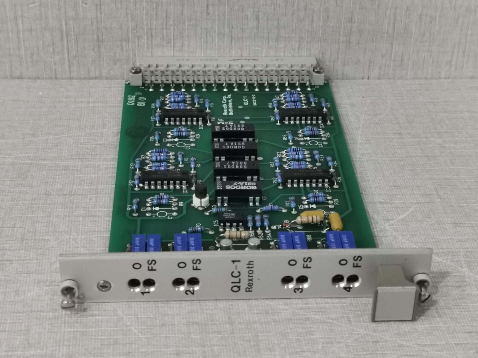 Rexroth QLC-1/ QLC-1-S-1X Rexroth QLC-1/ QLC-1-S-1X Quad Loop Converter PCB Card 7