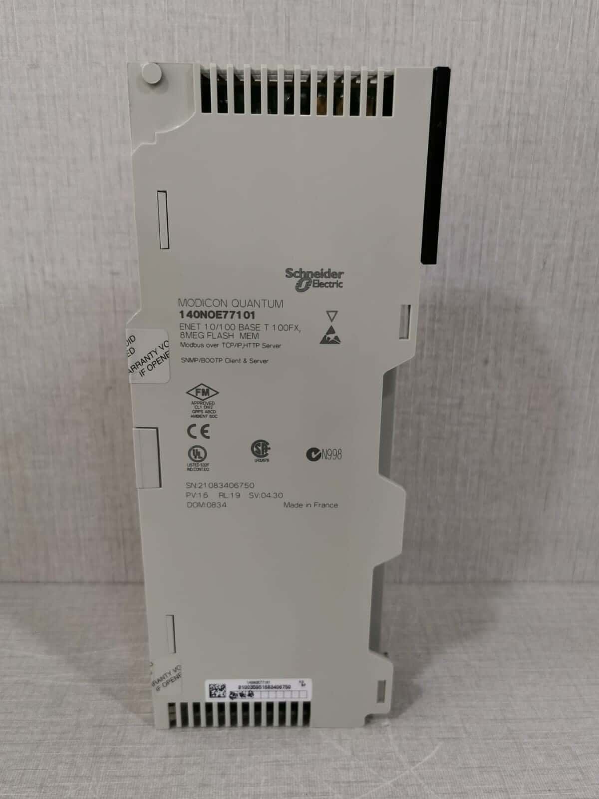 Schneider Electric 140NOE77101 Schneider Electric 140NOE77101 Modicon Quantum Ethernet 10/100 Module 3
