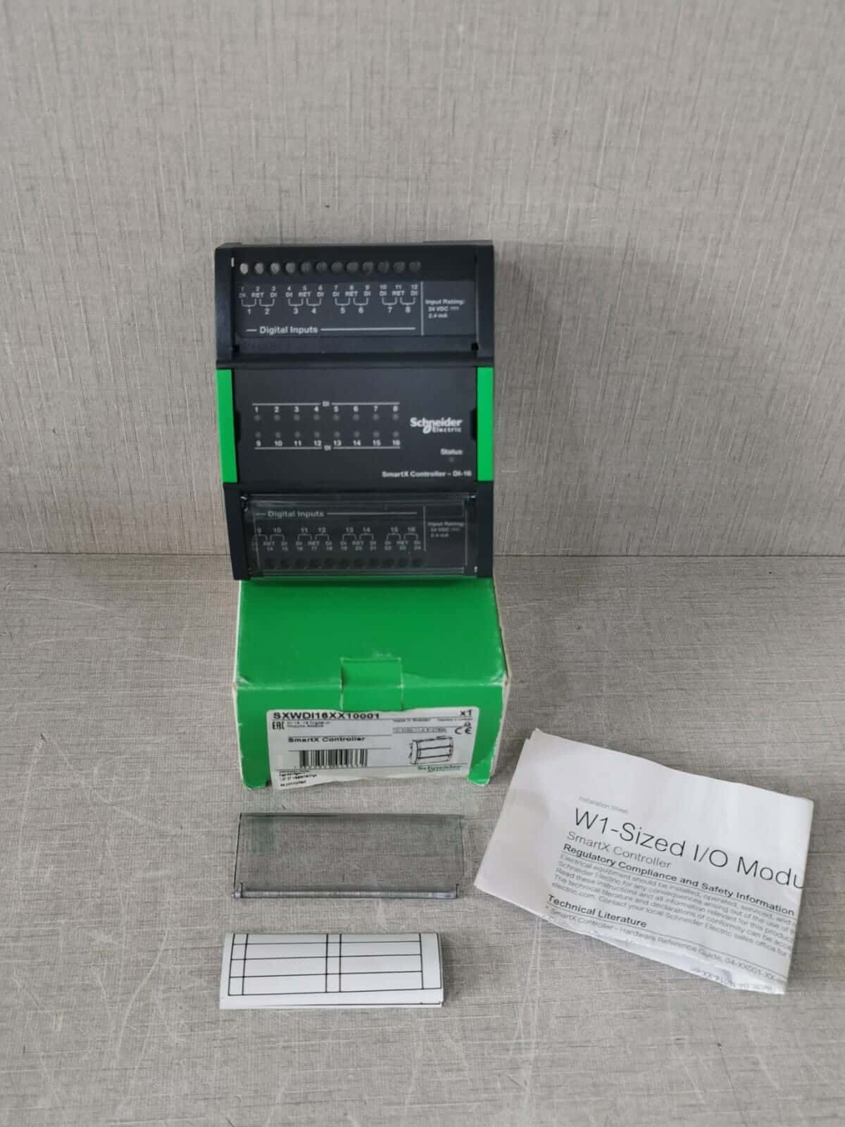 Schneider Electric SXWDI16XX10001 DI-16 Schneider Electric SXWDI16XX10001 I/O Module - ONLY Front Cover 1