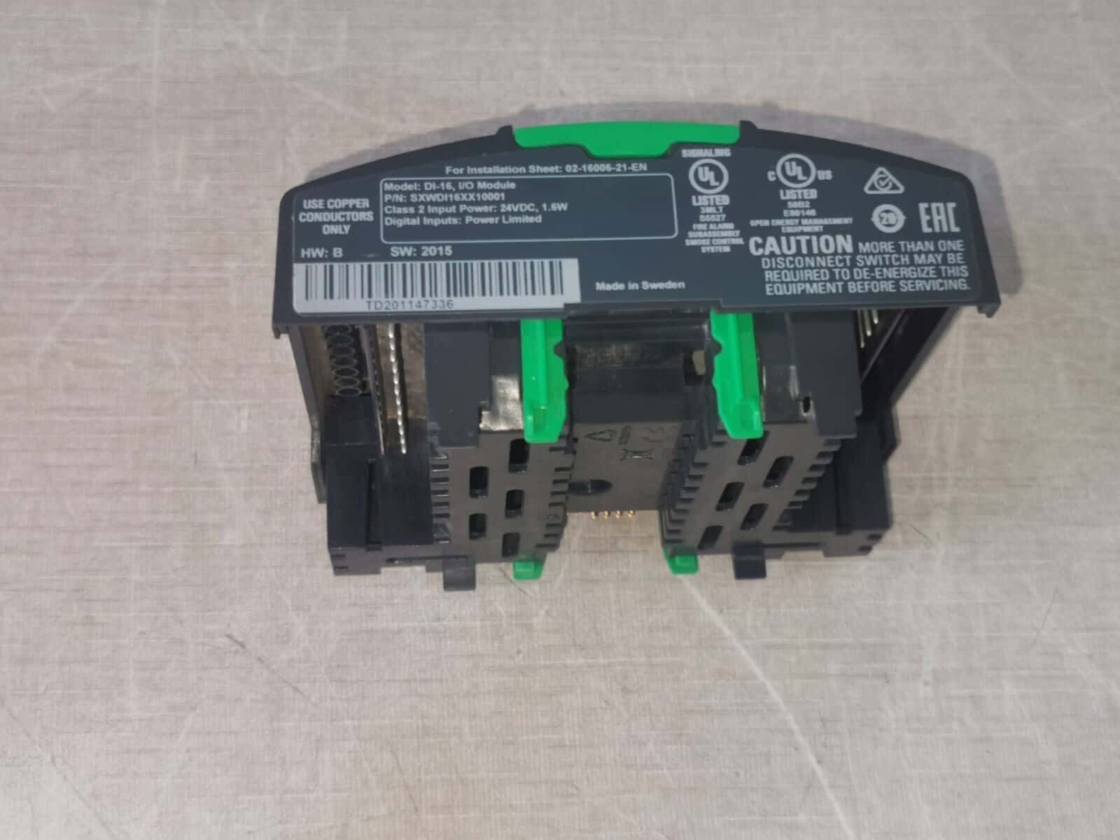 Schneider Electric SXWDI16XX10001 DI-16 Schneider Electric SXWDI16XX10001 I/O Module - WITHOUT FRONT COVER & BASE 7
