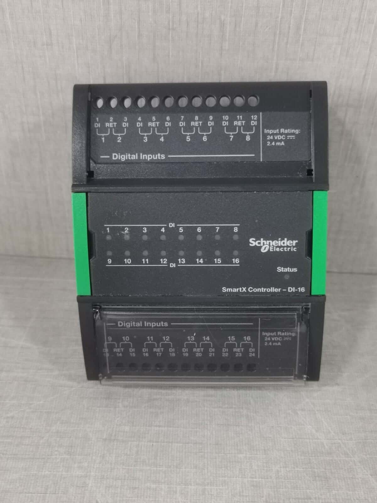 Schneider Electric SXWDI16XX10001 DI-16 Schneider Electric SXWDI16XX10001 I/O Module - WITHOUT FRONT COVER & BASE 1