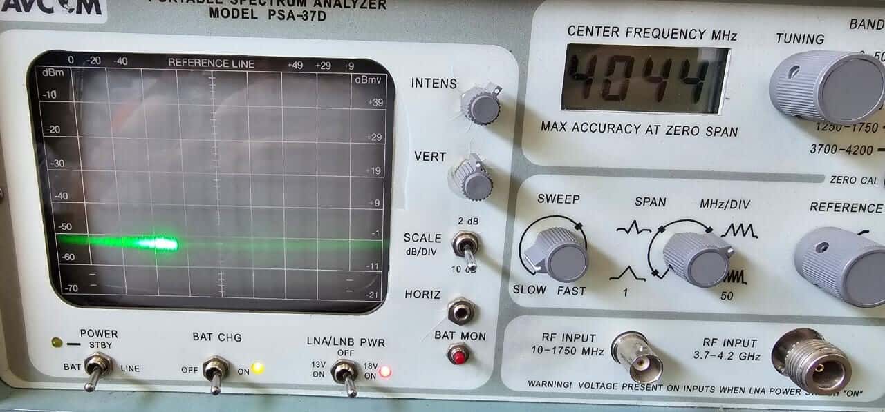 AVCOM PSA-37D AVCOM PSA-37D Portable Spectrum Analyzer 6