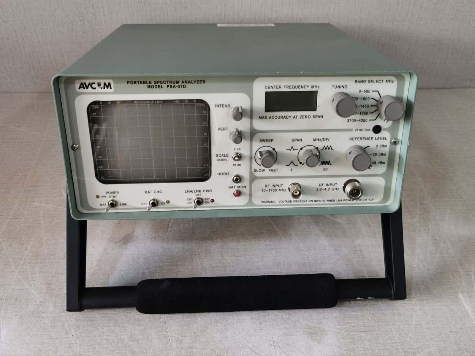 AVCOM PSA-37D AVCOM PSA-37D Portable Spectrum Analyzer 1